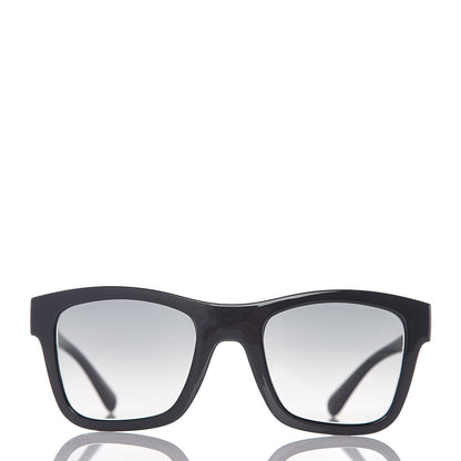Chanel Nylon Metal Square Folding Sunglasses 6053 Black 2 of 7