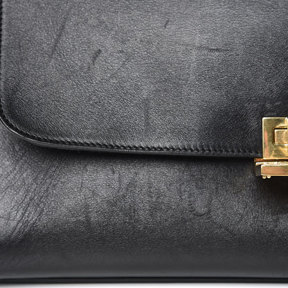 Celine Smooth Calfskin Medium Trapeze Black 10 of 16