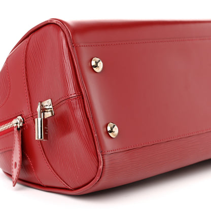Louis Vuitton Epi Bowling Montaigne GM Red 8 of 14