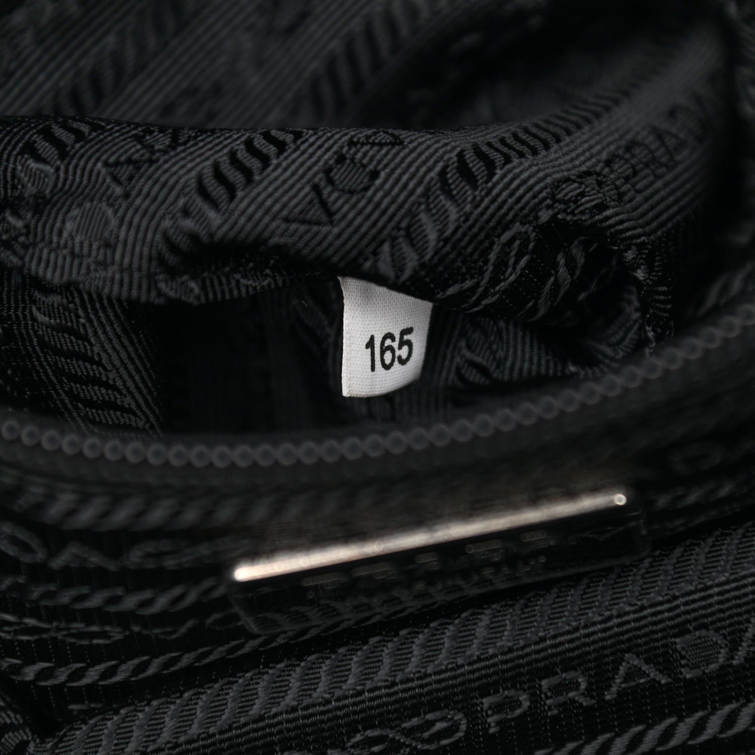 Prada Tessuto Nylon Shoulder Bag Black 7 of 14