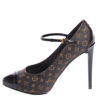 Louis Vuitton Monogram Idylle Romance Strap Pump Fusain 36 1 of 5