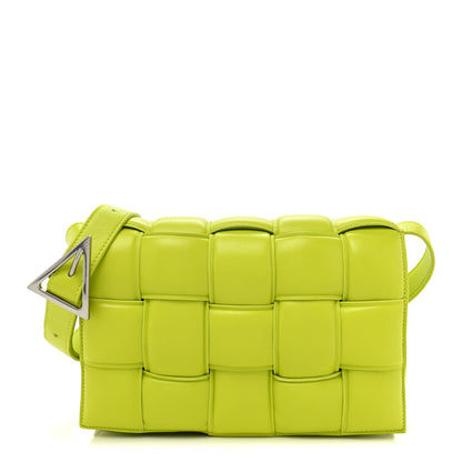 Bottega Veneta Nappa Maxi Intreccio Padded Cassette Crossbody Bag Kiwi 1 of 9