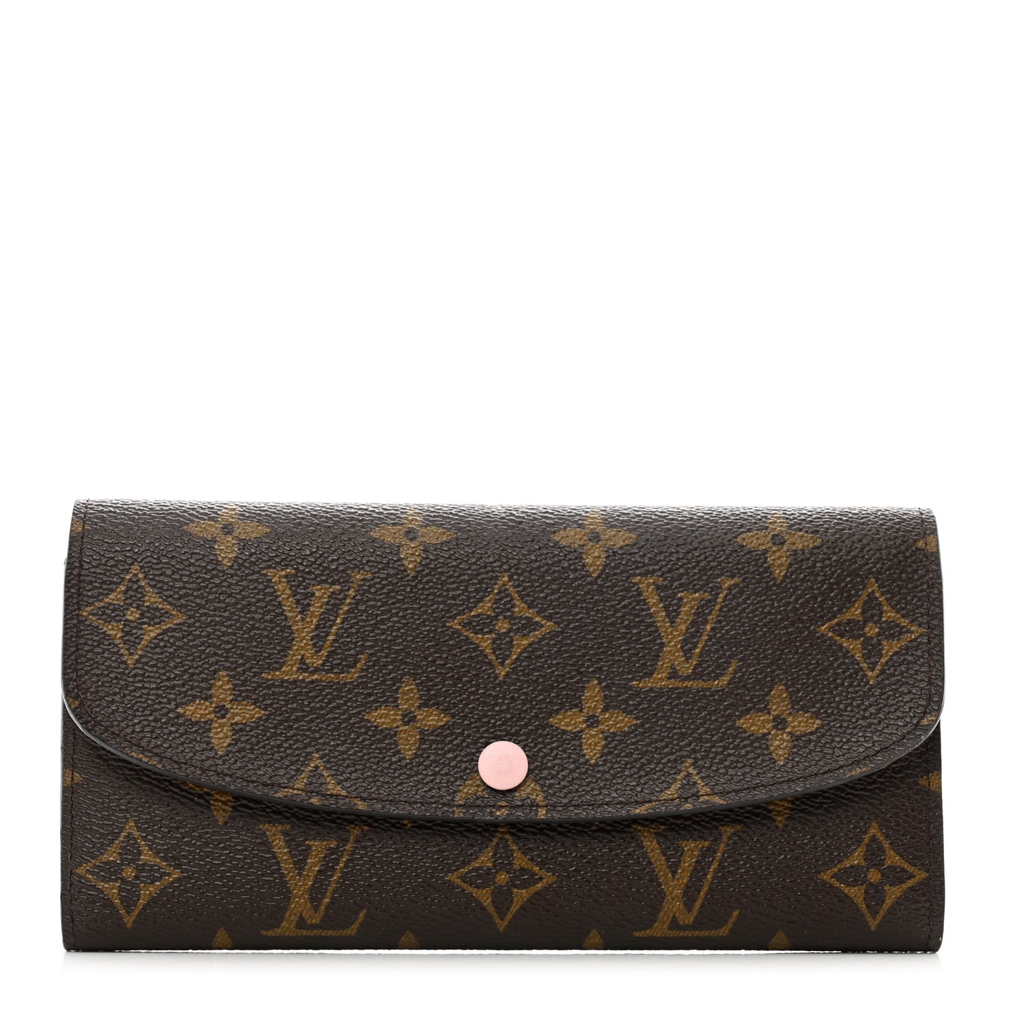 Monogram Emilie Wallet Rose Ballerine
