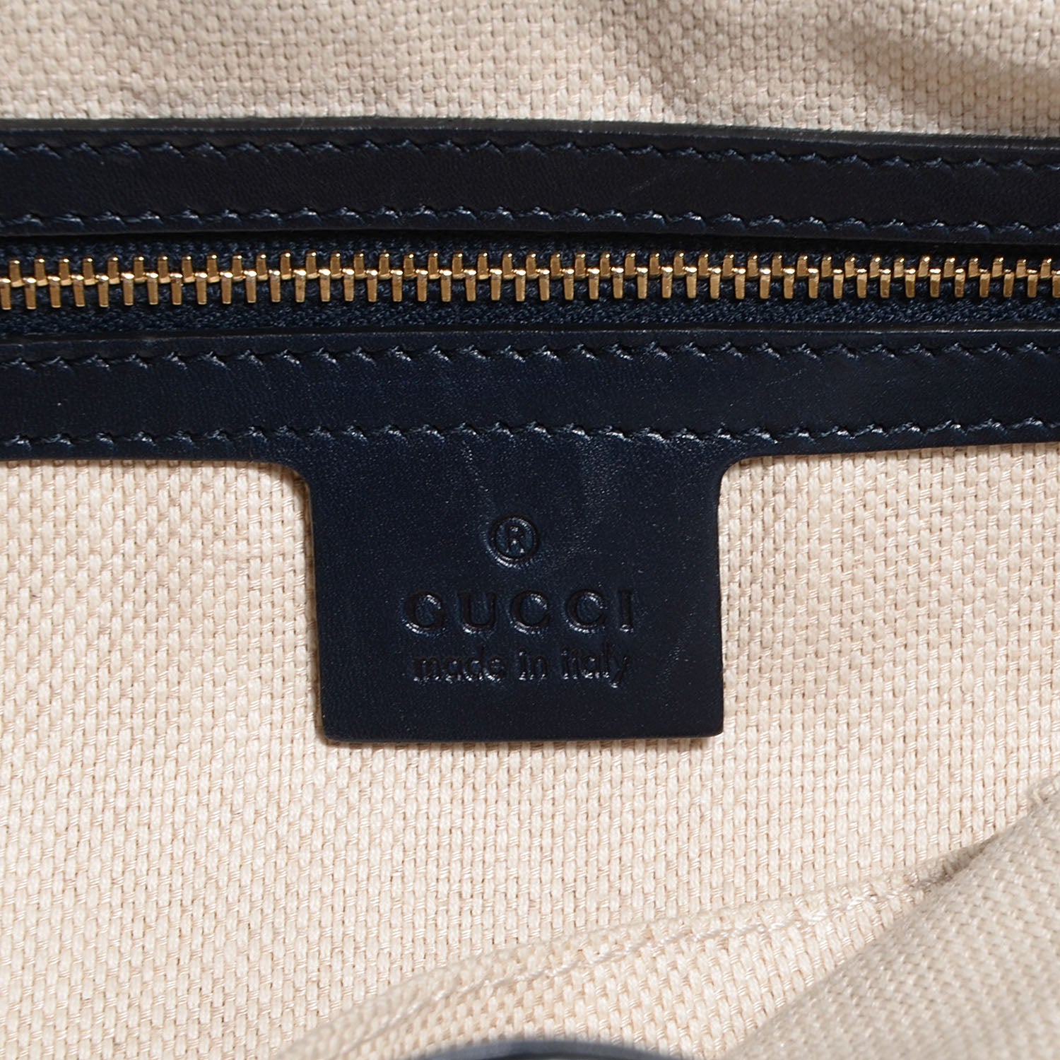 Gucci Monogram GG Brick Lane Hobo Navy 6 of 7