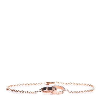 Cartier 18K Pink Gold Interlocking LOVE Bracelet 1 of 5