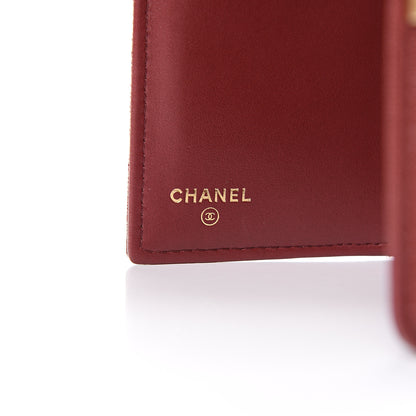 Chanel Caviar Quilted Medium Boy Flap Wallet Burgundy 5 of 9