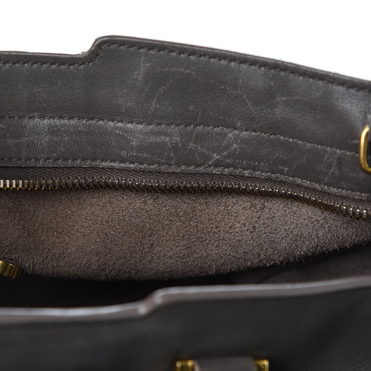 Saint Laurent Calfskin Small Classic Y Cabas Grey 11 of 24