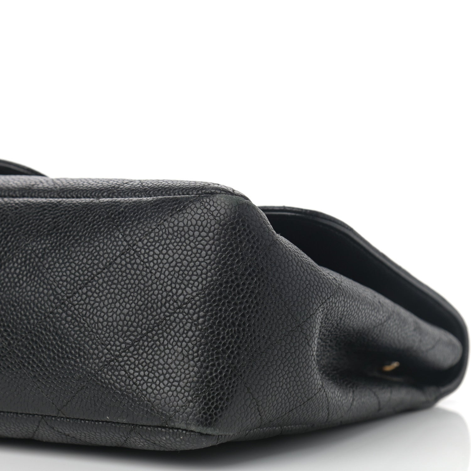 Chanel Caviar Quilted Jumbo Single Flap Black 9 of 14
