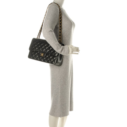 Chanel Caviar Quilted Jumbo Double Flap Black 2 of 8