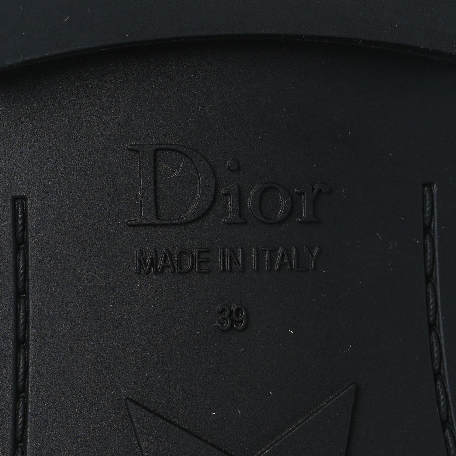 Christian Dior Calfskin Cannage Dio(r)evolution Slide Sandals 39 Black 8 of 9