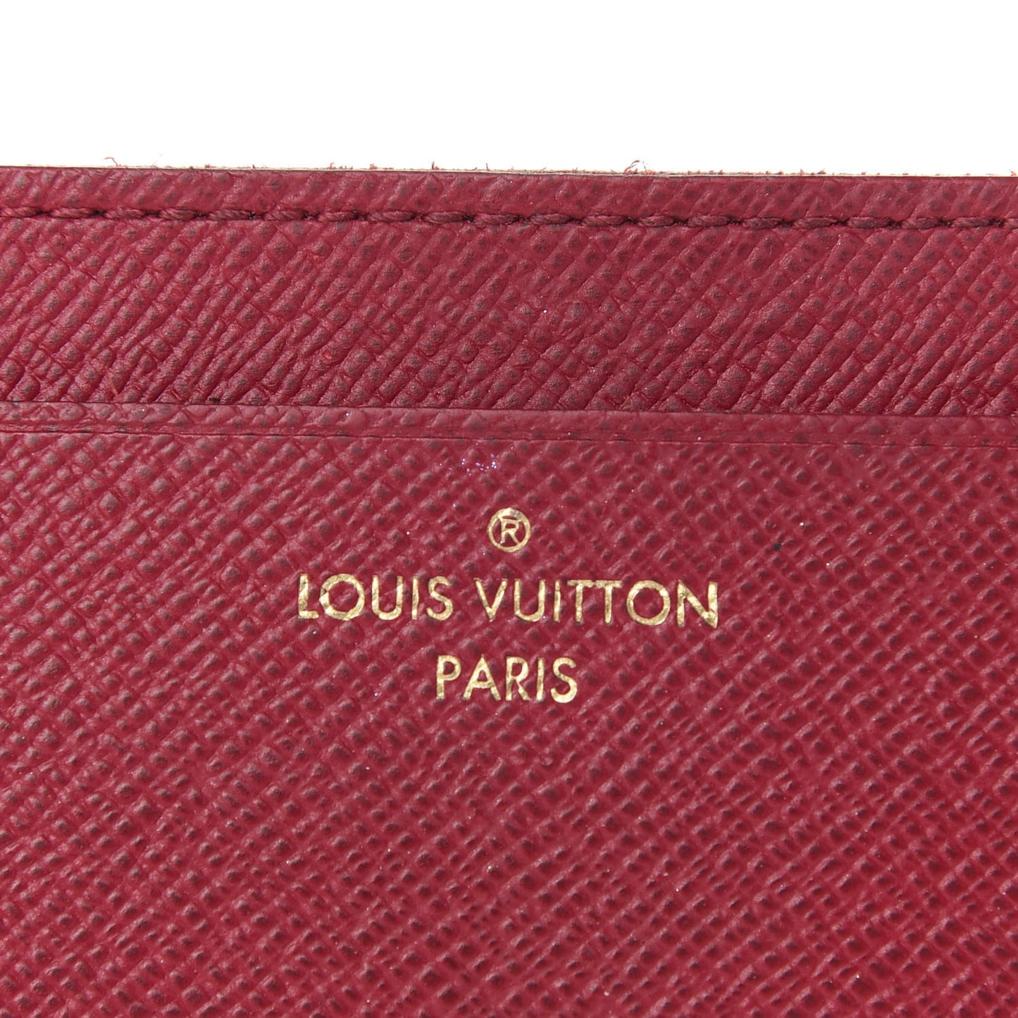 Calfskin Jeanne Wallet Insert Fuchsia