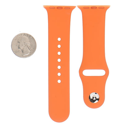 Hermes Silicone 38mm Apple Sports Watch Single Tour Band Orange 2 of 7