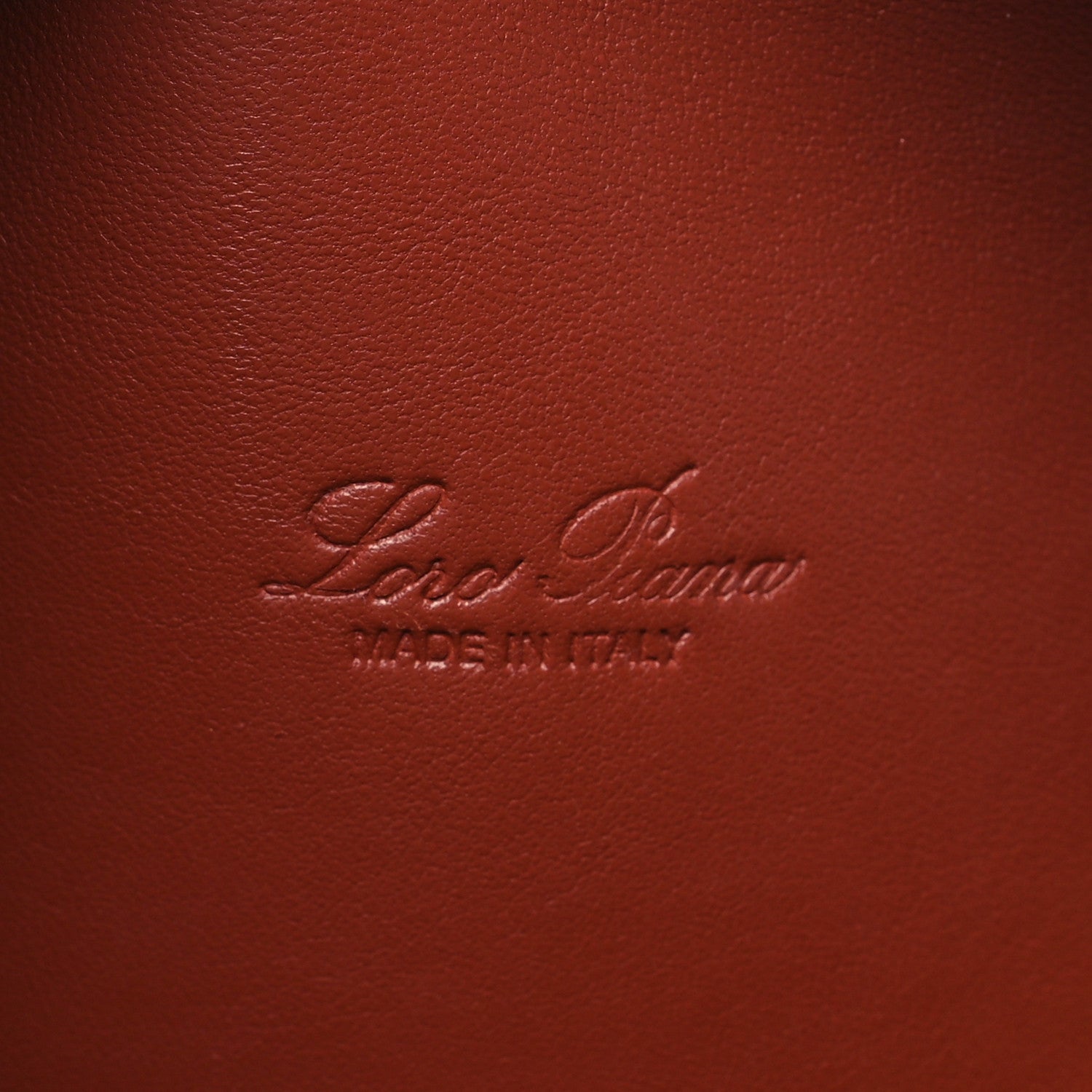 Loro Piana Grained Calfskin L19 Extra Pocket Pouch Kummel 6 of 10