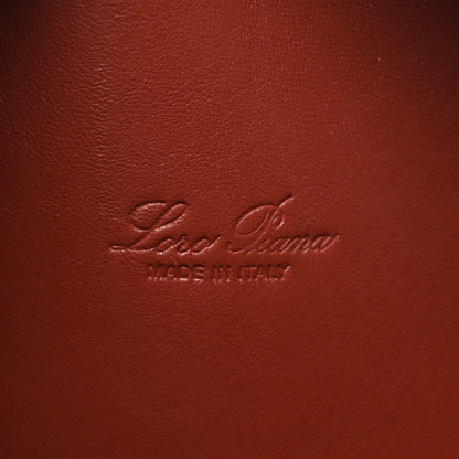 Loro Piana Grained Calfskin L19 Extra Pocket Pouch Kummel 6 of 10