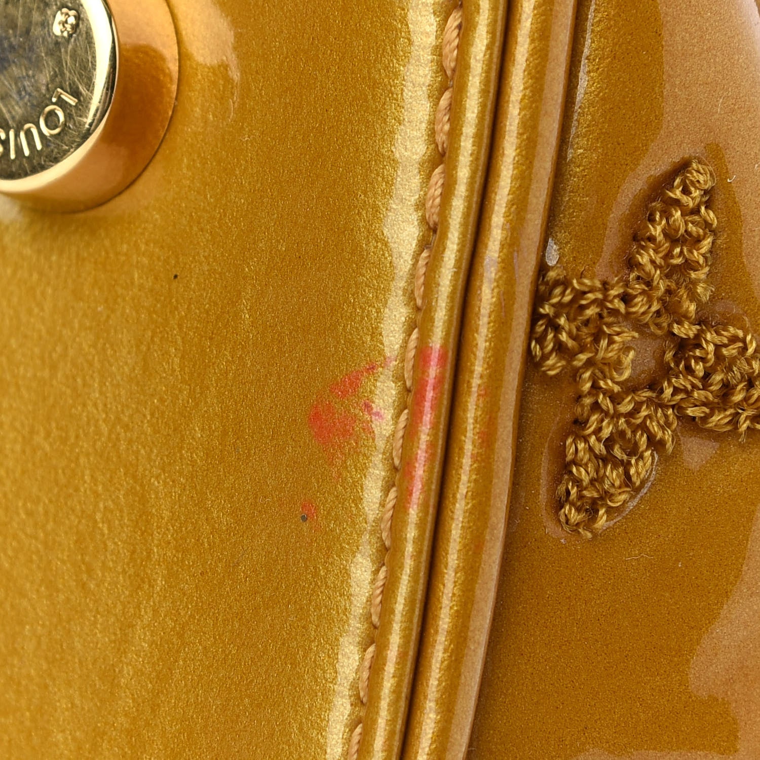 Louis Vuitton Patent Lambskin Fascination Lockit Moutarde 8 of 8