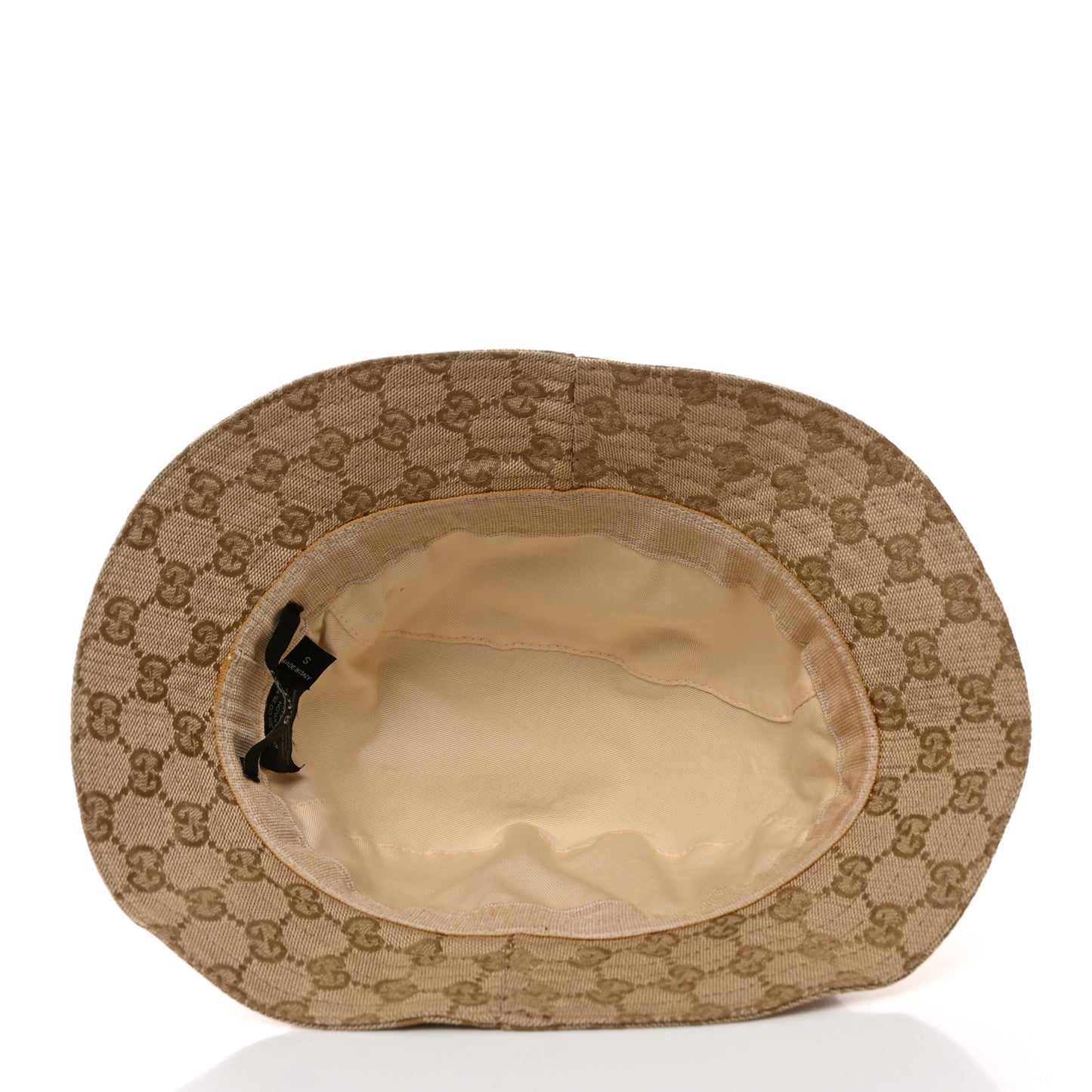 GG Monogram Web Bucket Hat S Beige Pink