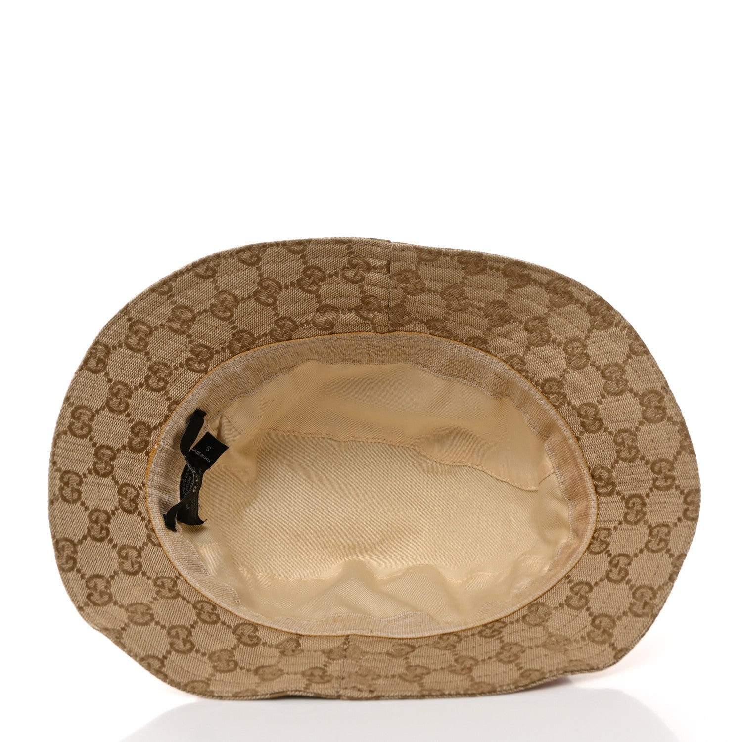 Gucci GG Monogram Web Bucket Hat S Beige Pink 7 of 8