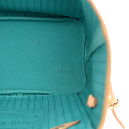 Louis Vuitton Monogram V Neverfull MM Turquoise 13 of 14