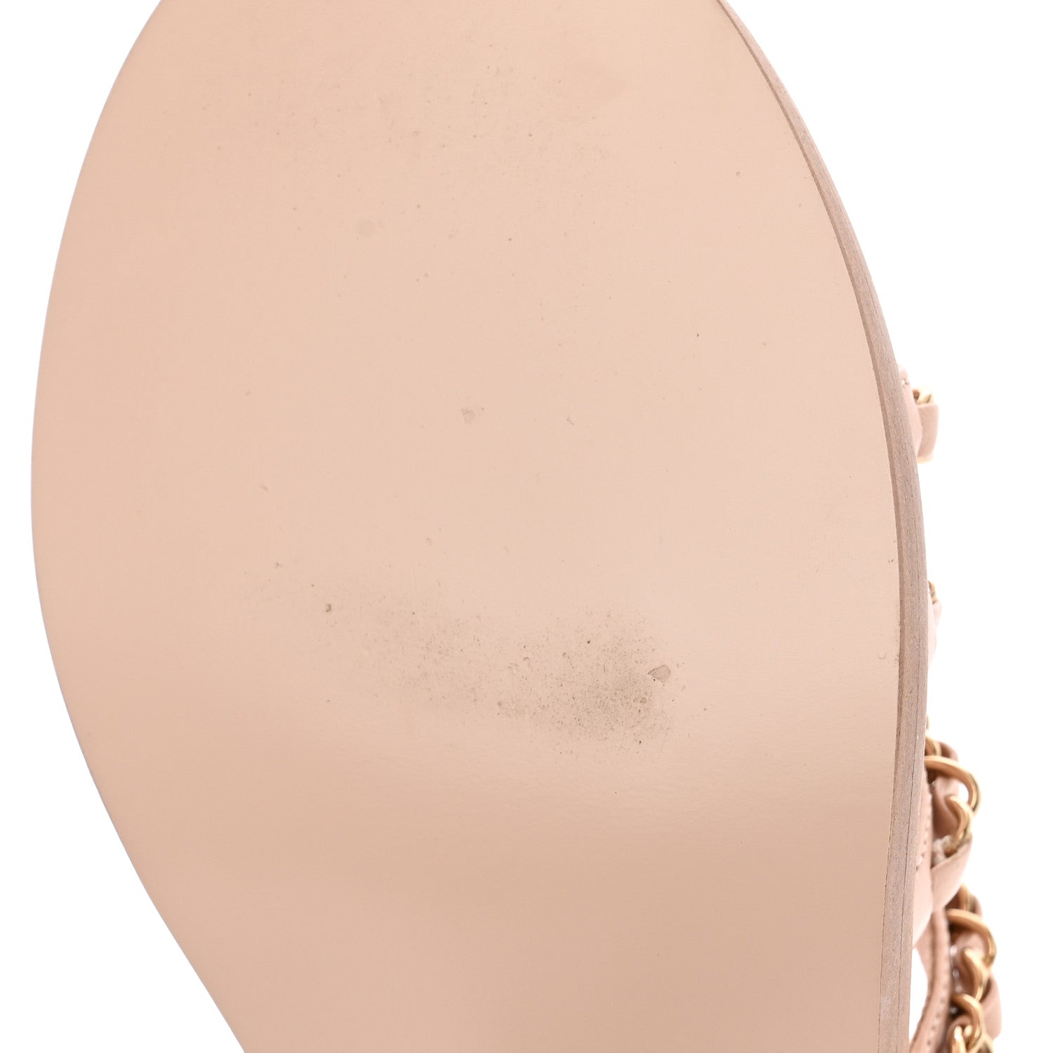 Chanel Calfskin Chain Sandals 35.5 Pink 11 of 15