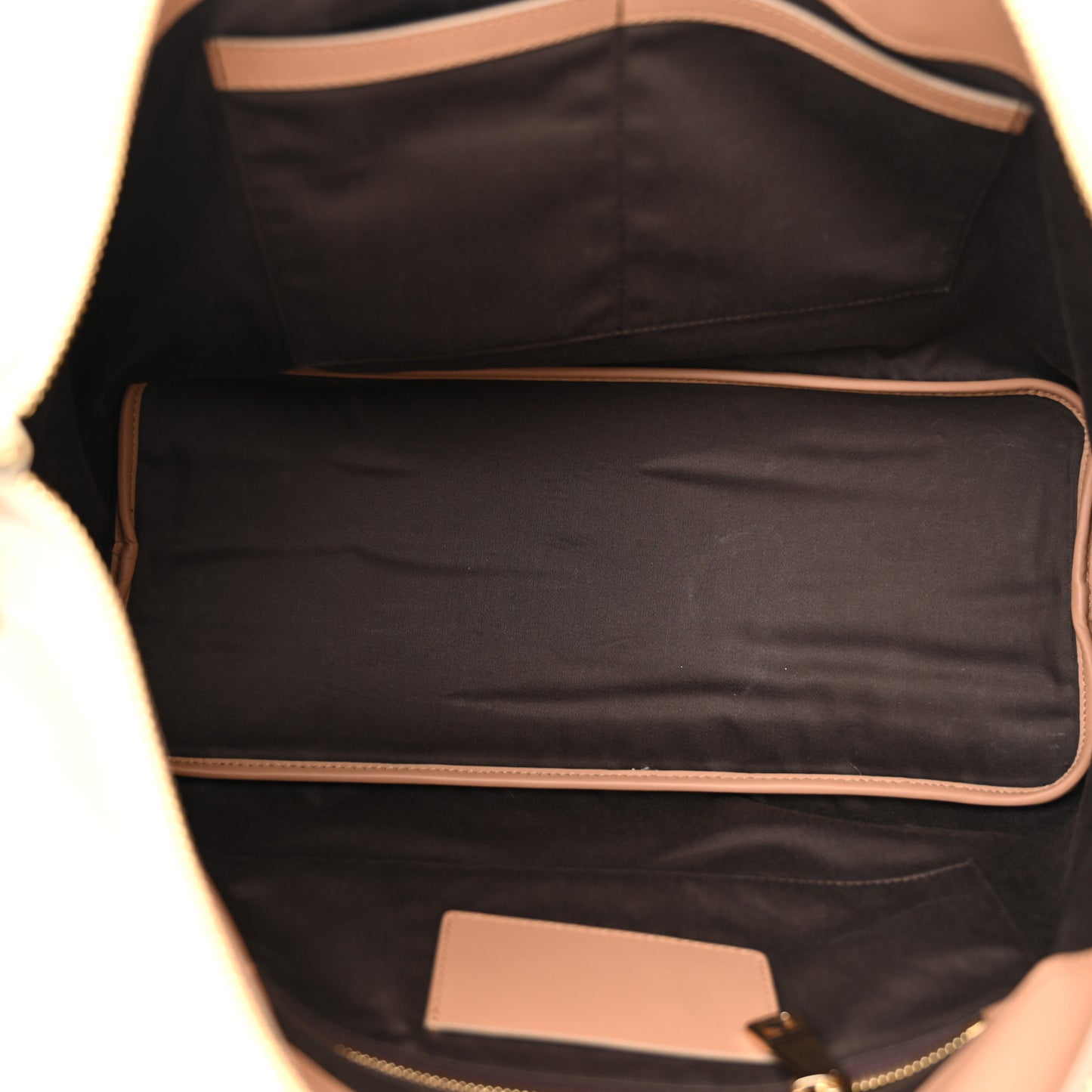 Smooth Calfskin Large Baylee Tote Beige Pink