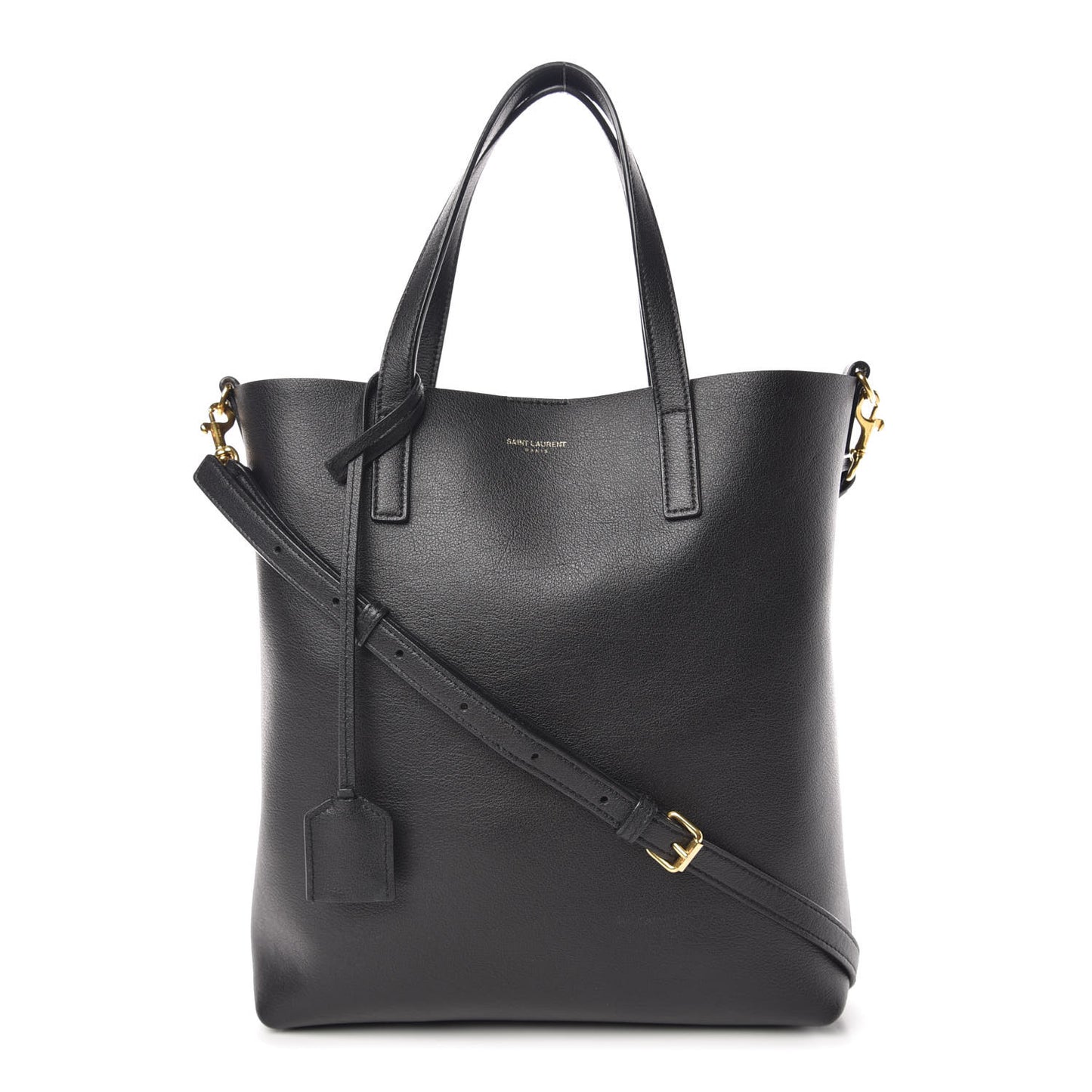 Calfskin Toy Shopping Tote Black