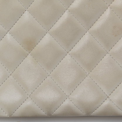 Chanel Lambskin Quilted Timeless Camera Case White 19 of 19
