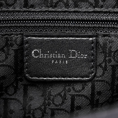 Christian Dior Silk Jersey Crystal Hardcore Bag Navy Black 6 of 13