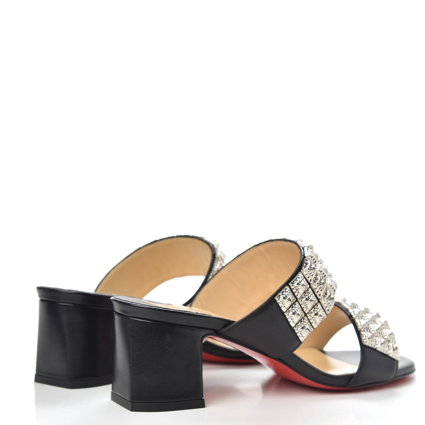 Nappa Myriadiam 55 Slide Sandals 36.5 Black