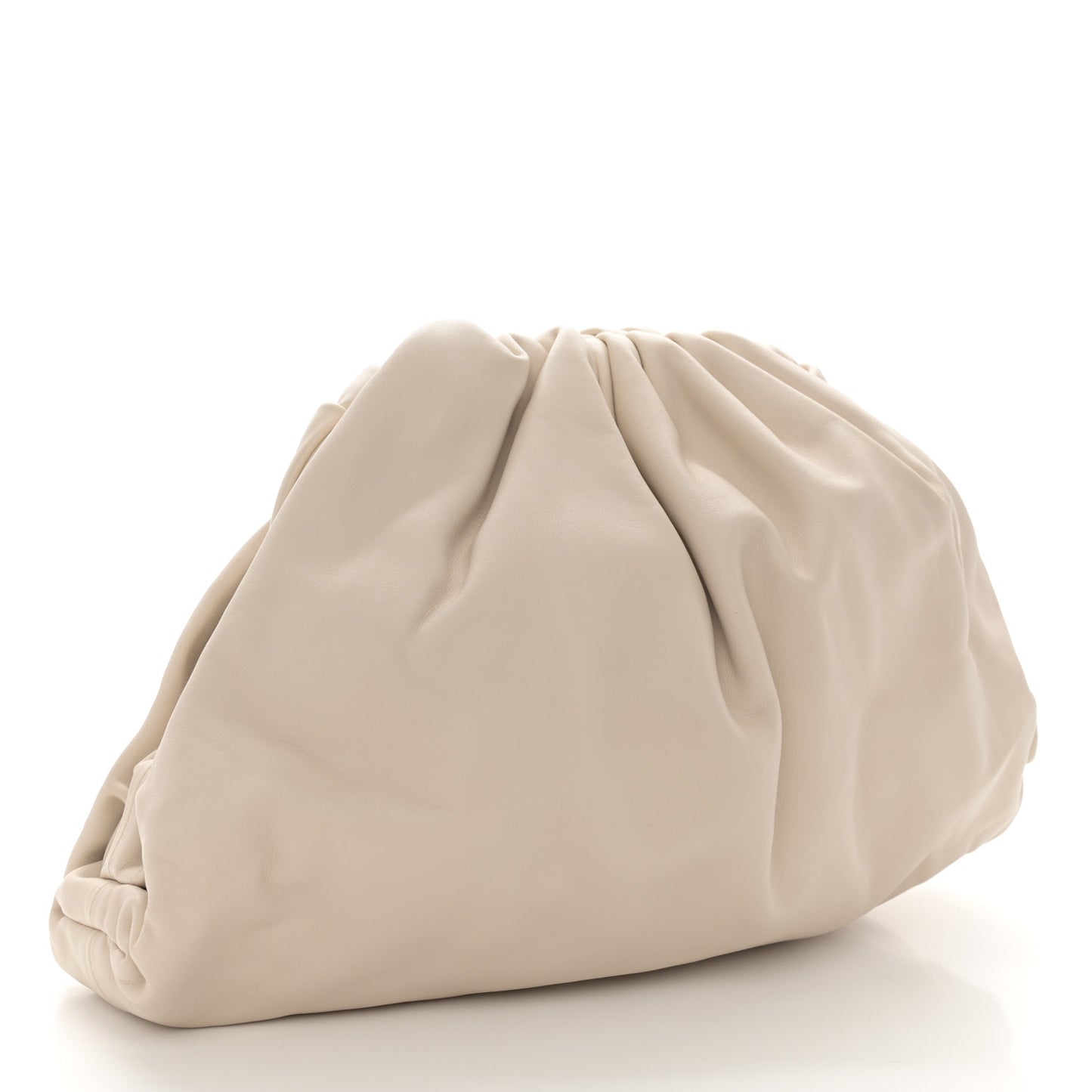 Smooth Butter Calf The Pouch Oversized Clutch Plaster