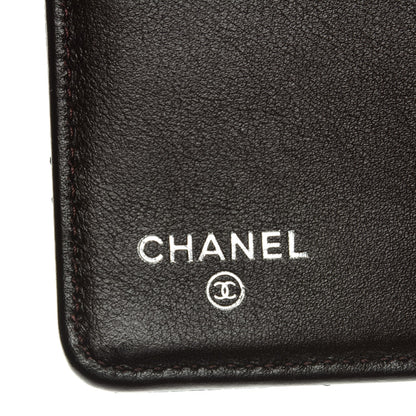 Chanel Caviar Quilted Yen Wallet Black 6 of 8