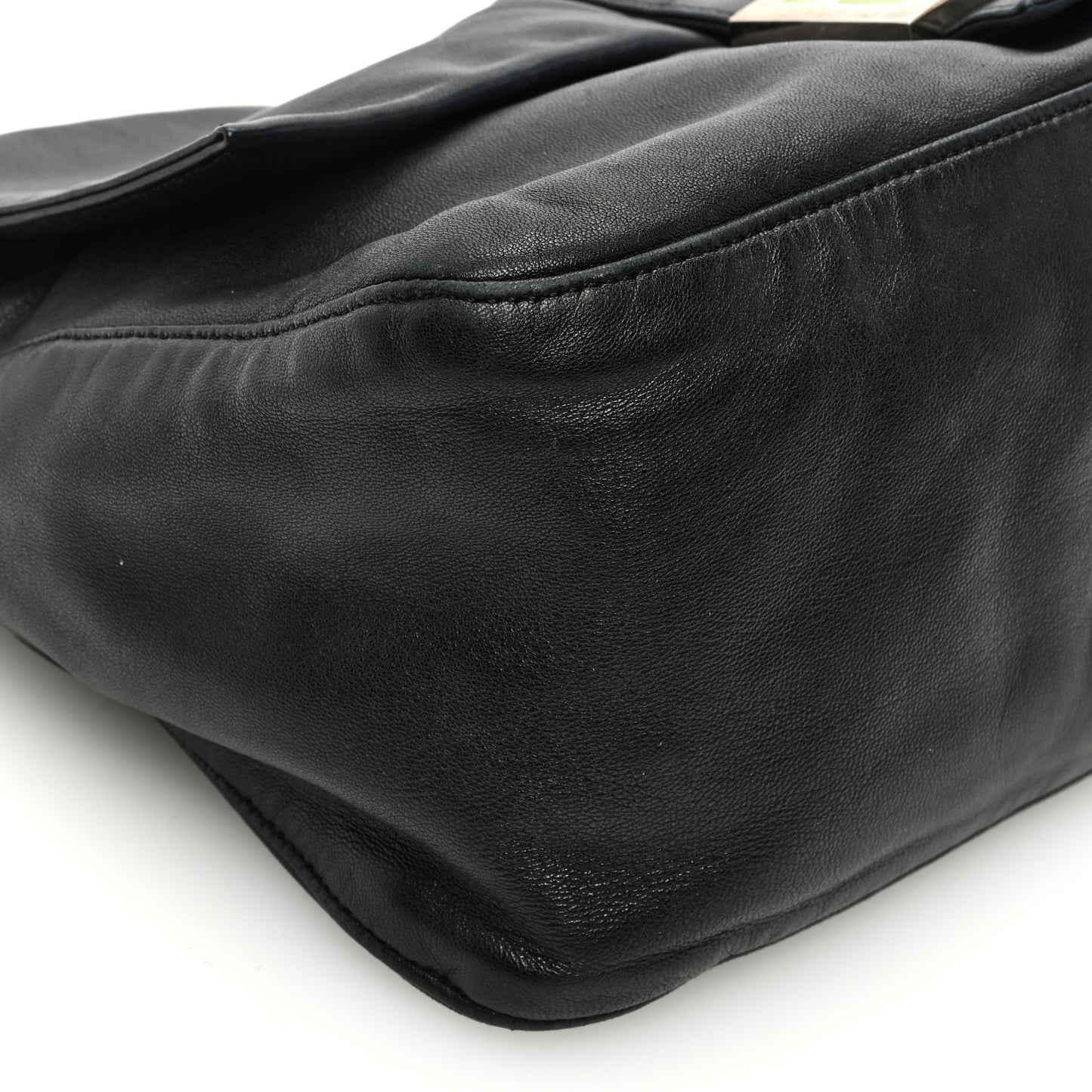 Calfskin Big Forever Mama Baguette Black