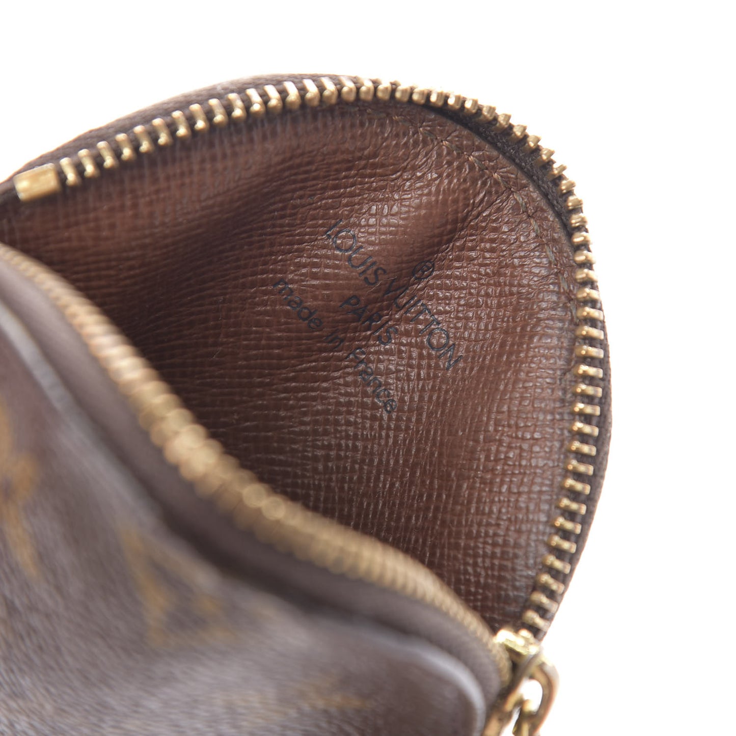 Monogram Round Coin Purse