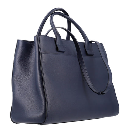 Chanel Grained Calfskin Large Neo Executive Shopper Tote Dark Blue 3 of 10