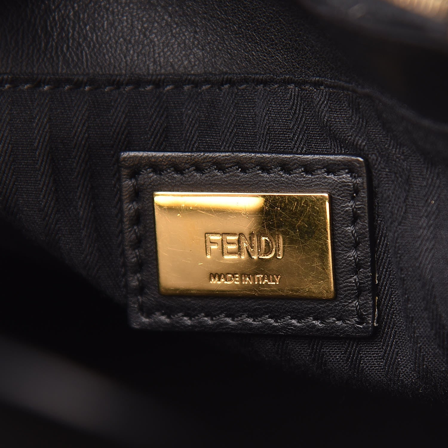 Fendi Vitello Elite Petite 2Jours Tote Black 8 of 12