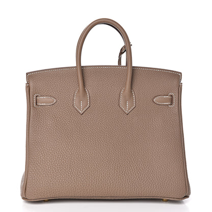 Hermes Togo Birkin 25 Etoupe 4 of 33
