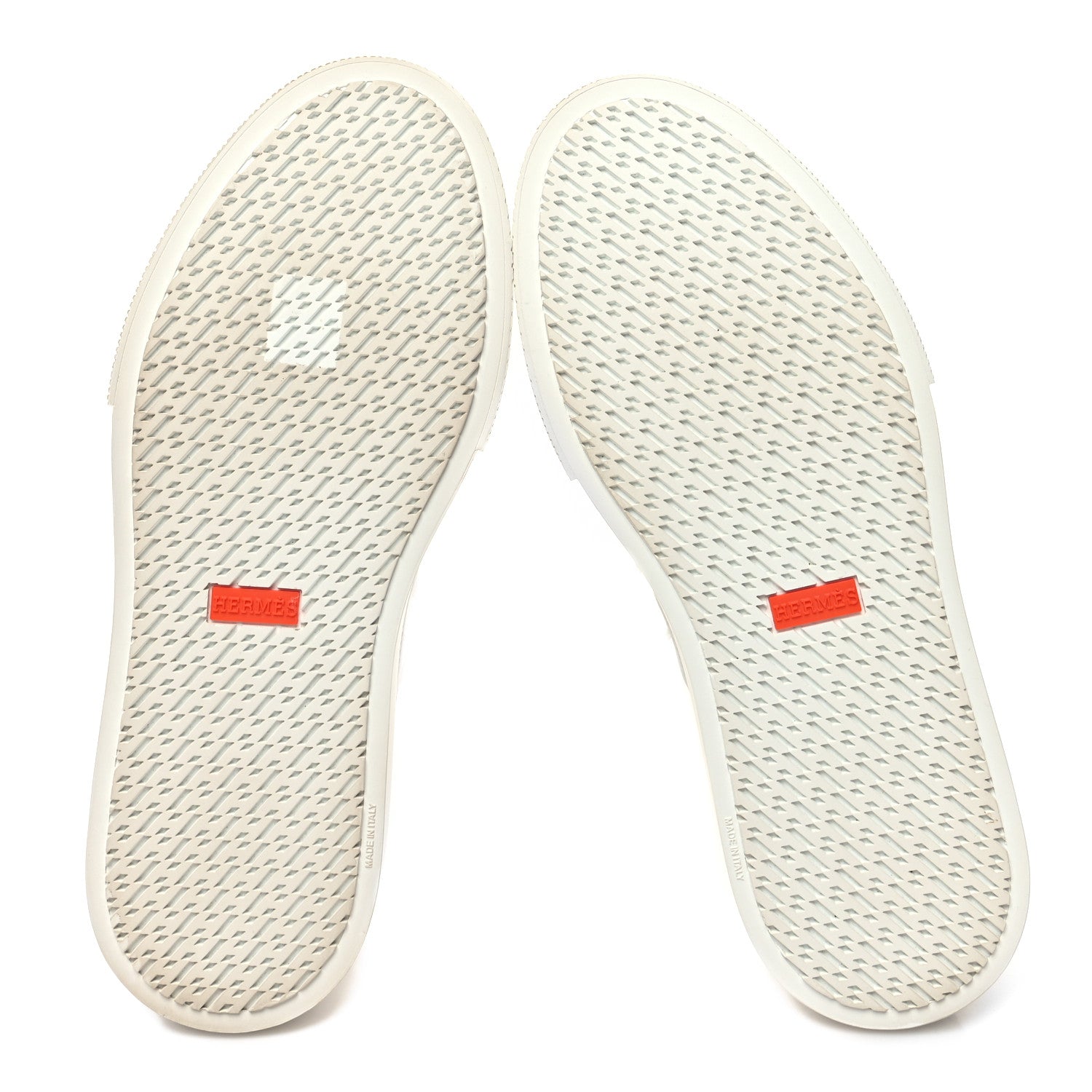 Hermes Calfskin Womens Deep Sneakers 39 White 5 of 9