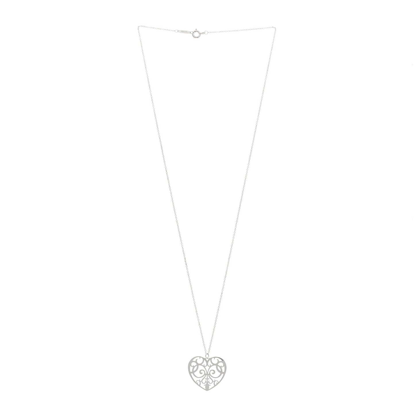 Sterling Silver Enchant Heart Pendant Necklace