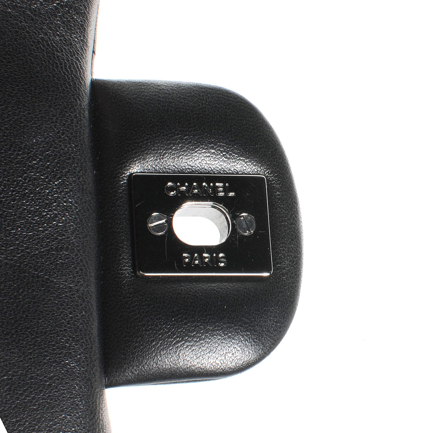 Lambskin Quilted Mini Square Flap Black