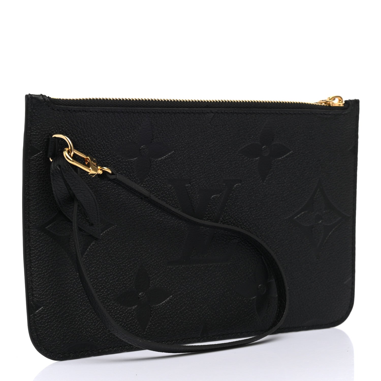 Louis Vuitton Empreinte Monogram Giant Neverfull MM Pochette Black 3 of 6