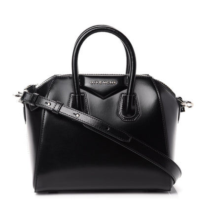 Givenchy Shiny Lord Calfskin Mini Antigona Black 1 of 10