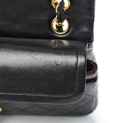 Chanel Lambskin Quilted Small Double Flap Black 14 of 16