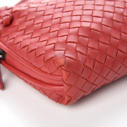 Bottega Veneta Nappa Intrecciato Nodini Crossbody Messenger Red 21 of 29