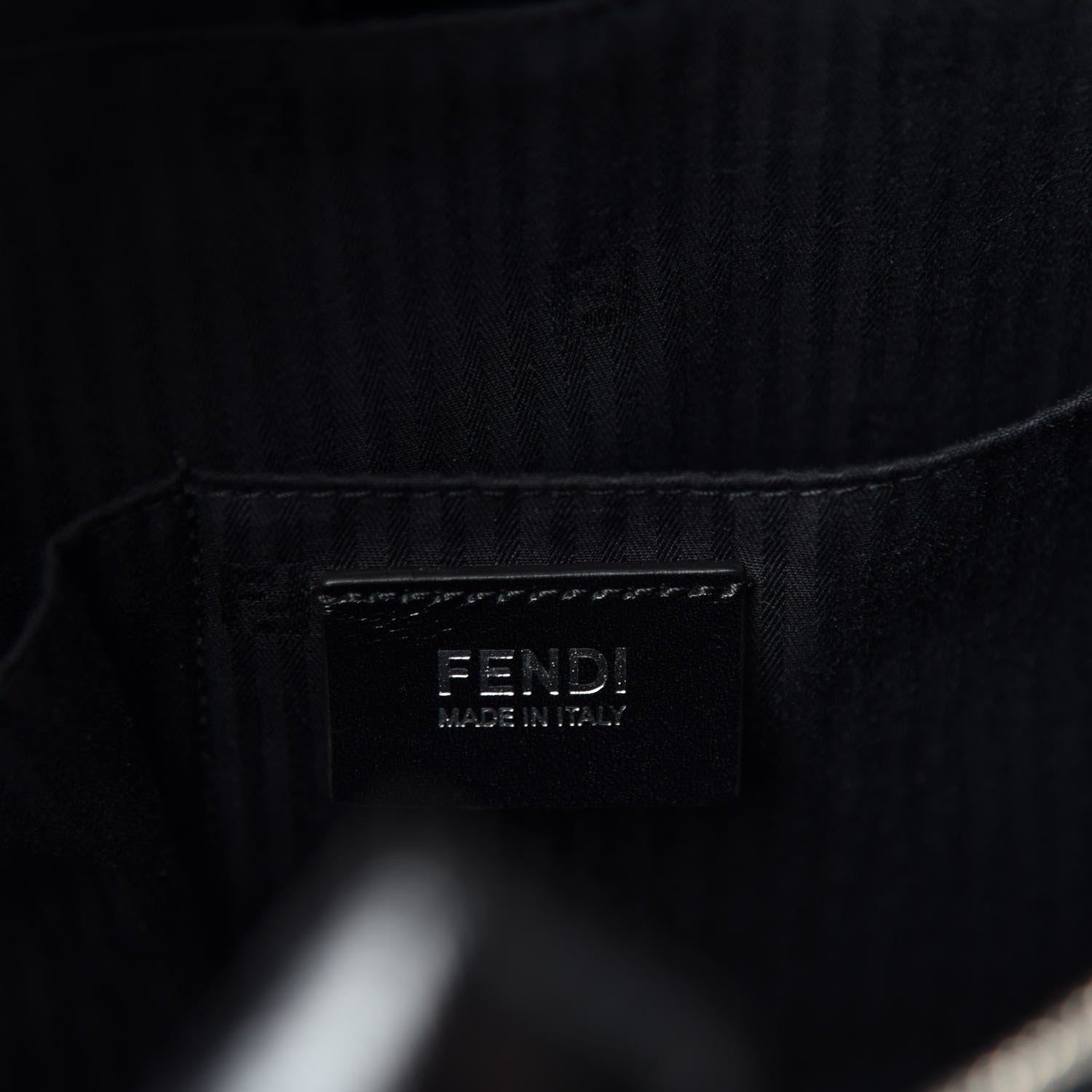 Fendi Patent Vitello Elite Regular 2Jours Tote Black 8 of 10