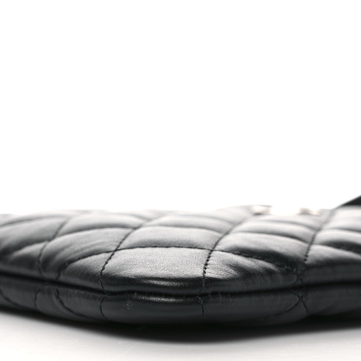 Lambskin Quilted Crossbody Bag Black