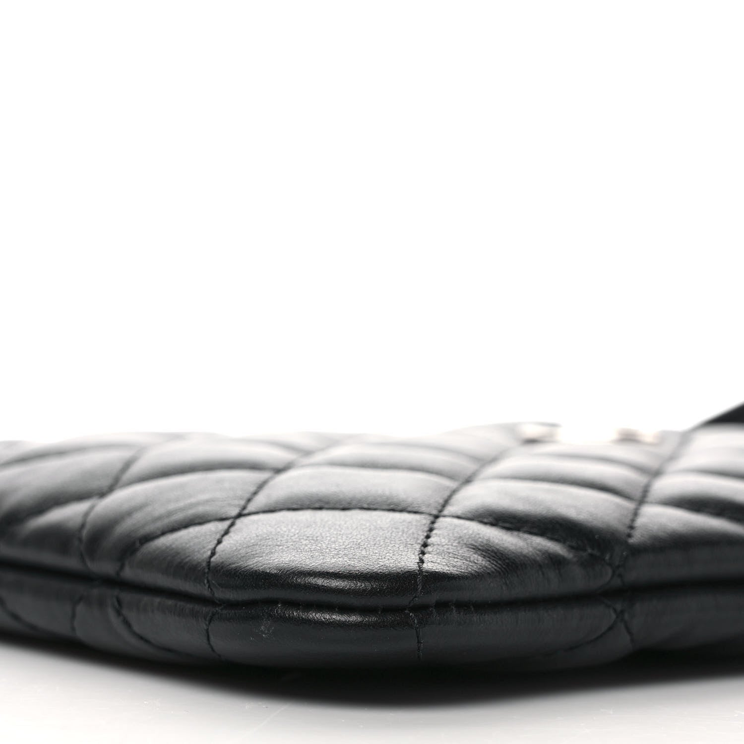 Chanel Lambskin Quilted Crossbody Bag Black 9 of 9