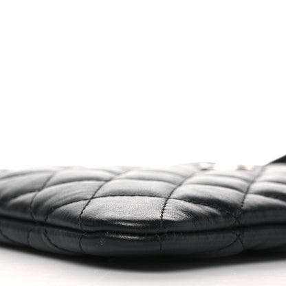 Chanel Lambskin Quilted Crossbody Bag Black 9 of 9