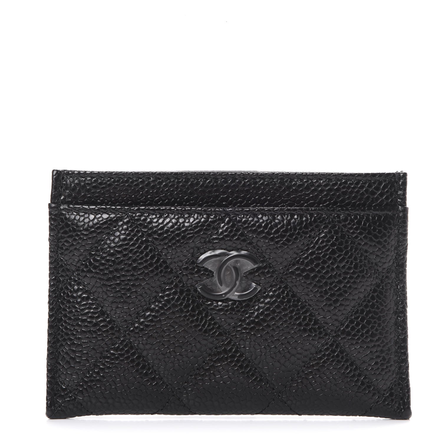 Chanel Caviar Quilted Incognito Card Holder Black 1 of 8