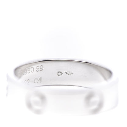 Cartier Platinum 5.5mm LOVE Ring 59 8.75 5 of 5