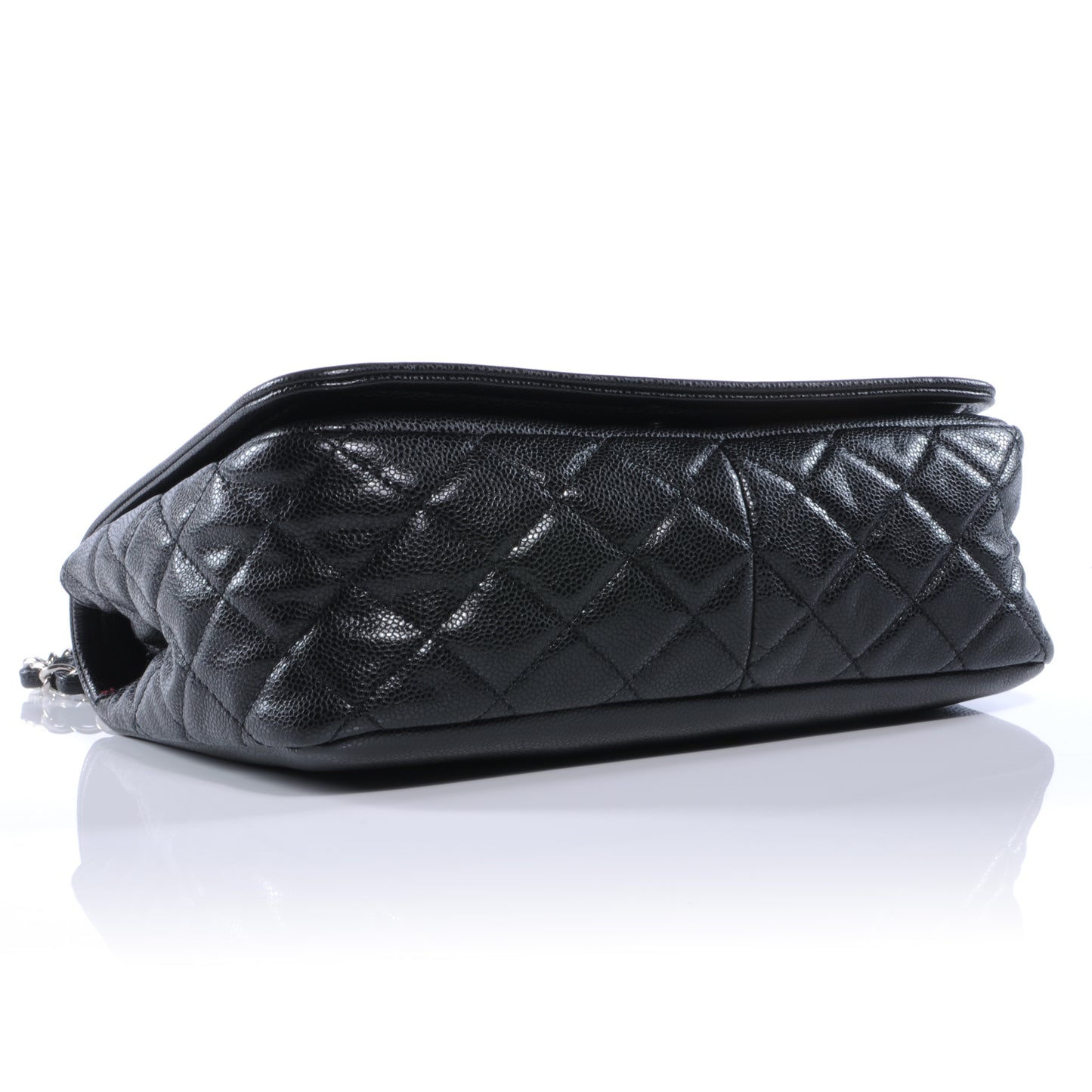 Caviar Timeless Large Flap Black