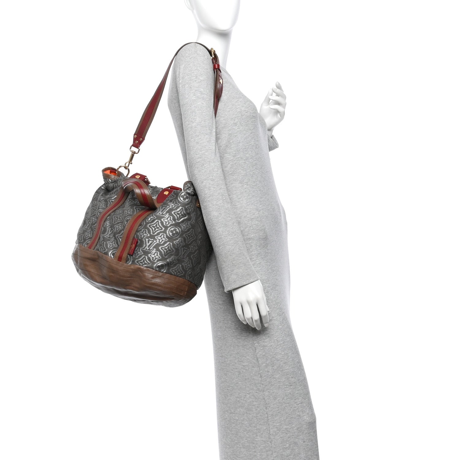 Louis Vuitton Jacquard Monogram Fabric Aviator Kaki 2 of 9